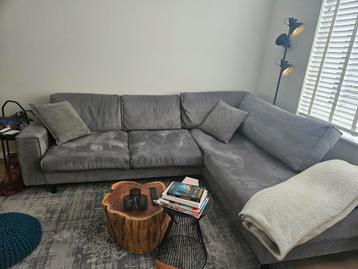 Olijfgroene hoekbank