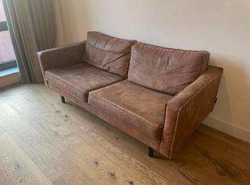 Mooie bruine tweepersoonsbank van Be Pure