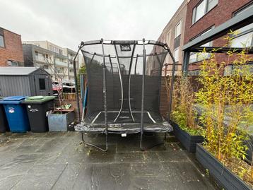 Trampoline SALTA Premium Black 153x214 met veiligheidsnet