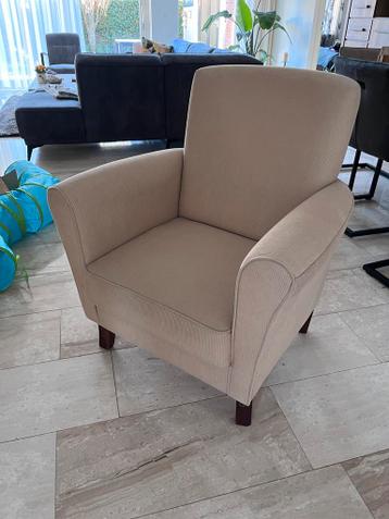 Fauteuil met zachte bekleding