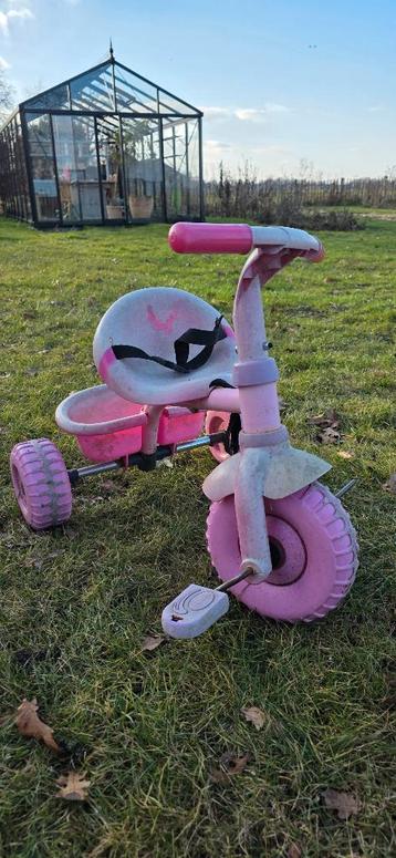 Gratis roze driewieler
