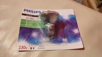 Gratis: GU10 Halogeenlamp Philips EcoHalo 35-50W