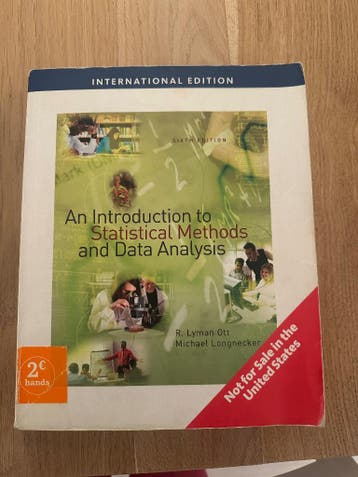 An Introduction To Statistical Methods and Data Analysis