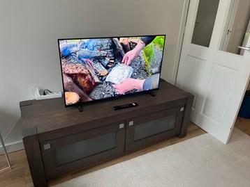 Houten TV Meubel met Opbergruimte - 158cm Breed