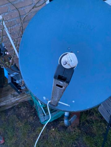 Triax Schotelantenne met muurbeugel