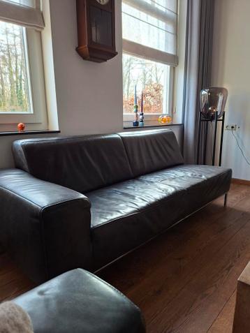 Stijlvolle lederen bank - driepersoons