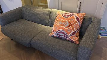 Gratis! - bank met hocker grijs gemêleerd