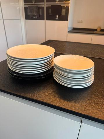 Diner- en ontbijtborden Ikea wit