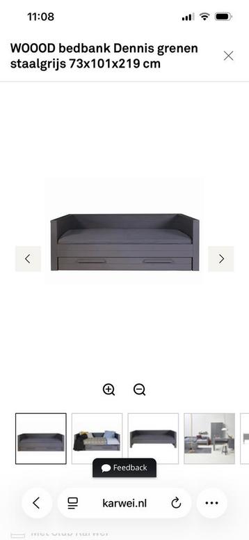 WOOOD Dennis bedbank (gedemonteerd) - Gratis af te halen