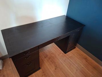 Gebruikt bureau met opbergruimte - 150x65cm
