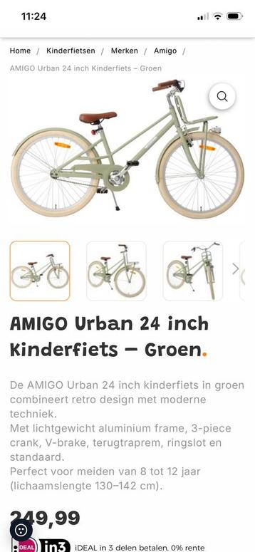 Amigo Urban 24 inch kinderfiets - opknapper