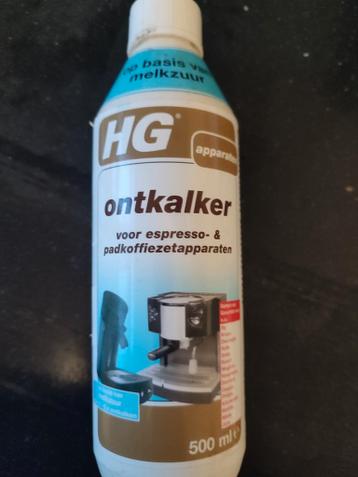 HG Ontkalker Espresso/Pad - Zo goed als nieuw!