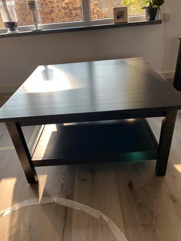 Zwartbruine Salontafel 90x90 - Gratis Ophalen