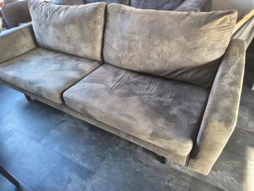 Gratis Bruin/Grijze 3-zits Bank woonkamer zitten coach free