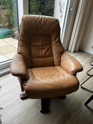Gratis Relax fauteuils beige leer gebruikt