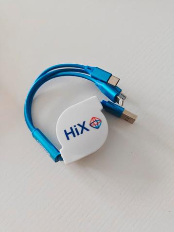 USB naar USB-C, Micro USB en Lightning Kabel