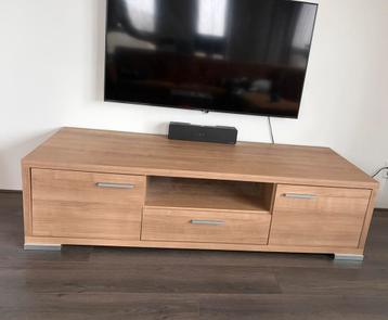 Licht eiken hout look TV-meubel / Dressoir met opbergruimte