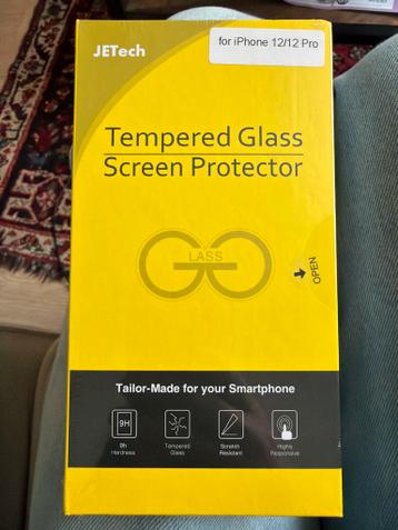 JETech Tempered Glass Screen Protector iPhone 12/12 Pro