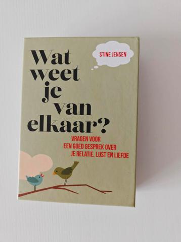 Wat weet je van elkaar? - Stine Jensen