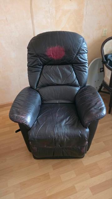 Leren fauteuil – zeer comfortabel
