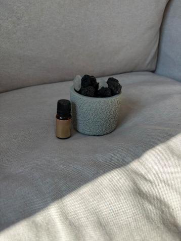 Lava stenen met olie