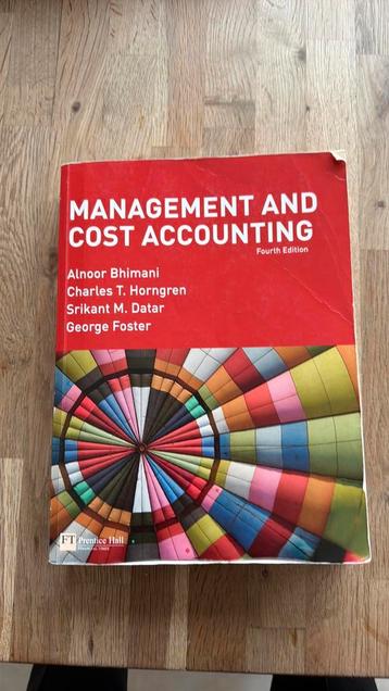 Gratis studieboek Management and cost accounting