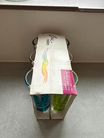 Shotglazen set - 6 kleuren - Nieuw