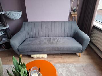 Antraciet 2.5-zits bank - Gebruikt