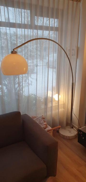 Booglamp met marmeren voet - defecte dimmer