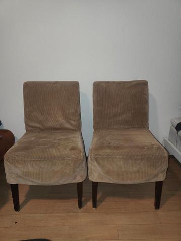 Tafel/eetkamer stoelen met afneembare hoes - Gratis