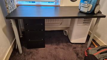Ikea bureau met ladekastje 150x75