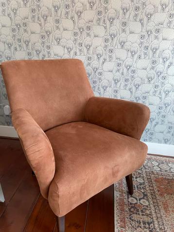 Gratis op te halen fauteuil met suede stof