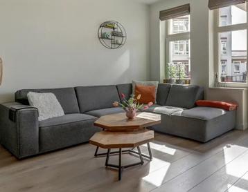 GRATIS - Grijze hoekbank in twee delen - zelf ophalen