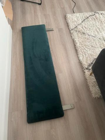 Groen Velvet Hoofdbord 140 cm