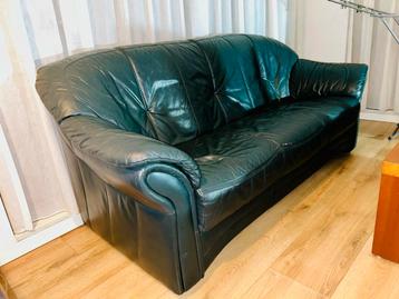 Gratis!! Lederen 3-zits bank - Delft