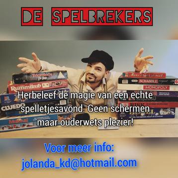Gratis deelname aan Gezelschapsspelavond
