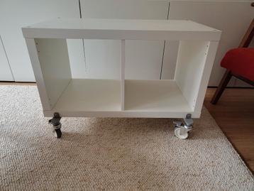 Ikea kallax tv meubel met wieltjes