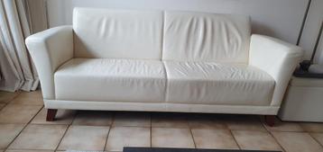 GRATIS leren bank 2,5 zits van Lederland