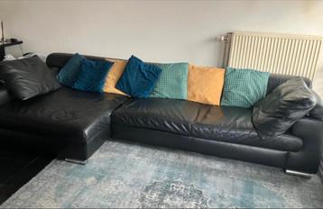 Echt leren bankstel GRATIS AF TE HALEN