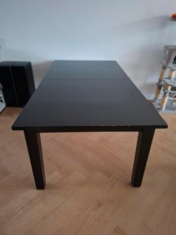 Ikea massief houten uitschuiftafel - 294cm