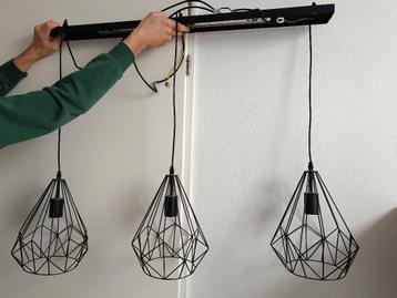 Industriële hanglamp zo goed als nieuw!