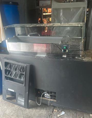 Koelkast met opzet koelvitrine gamko en ecofrost