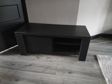 Zwart tv kastje met opbergruimte GRATIS!!!