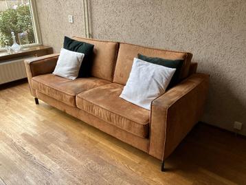 Cognac bankstel 2,5 zits + fauteuil - gratis Zwolle