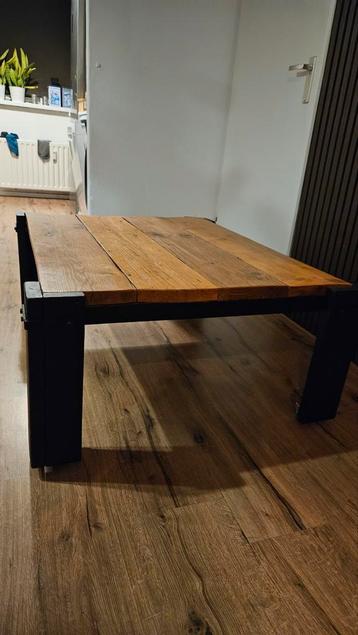 Steigerhouten salontafel - 108x84x43 - Gratis af te halen