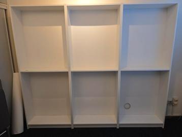 GRATIS 3x Billie boekenkast wit Ikea