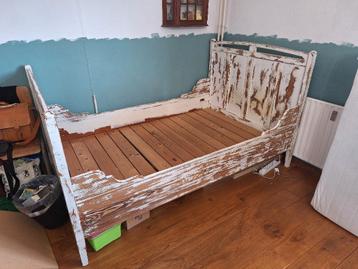 Bed, hout, 120cm x 200cm