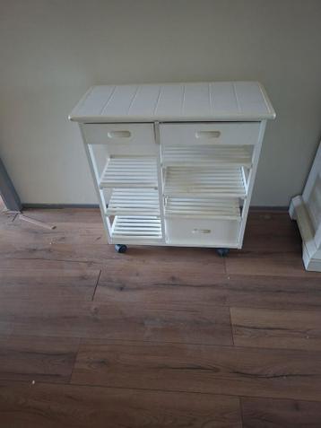 Badkamer/WC Meubel met wieltjes