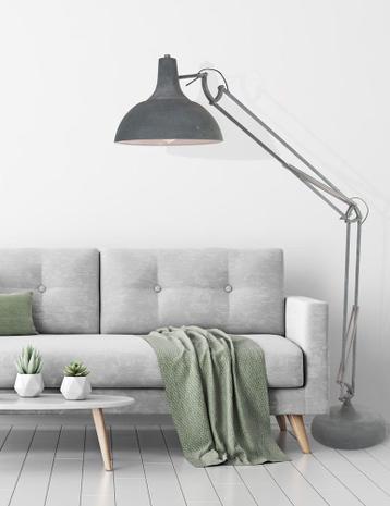 Vloerlamp betonlook 2 stuks