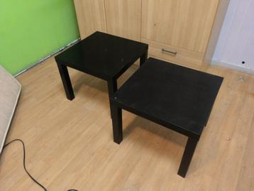 IKEA LÅCK tafeltje 55 x 55 x 45 - 3 stuks (1 wit + 2 zwart)